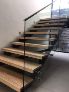 Frameless Glass Balustrade on Stairs