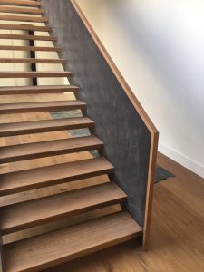Mild Steel Staircase with Plate Balustrade