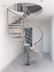 Stainless Steel Designer Staircase