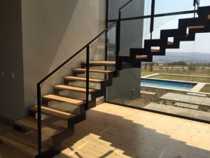 Steel and Glass Staircase